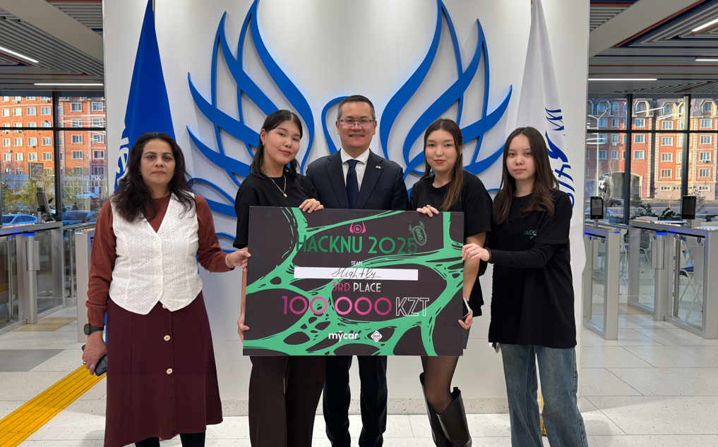 Coventry University Kazakhstan Students won 3rd place at HackNU 2025